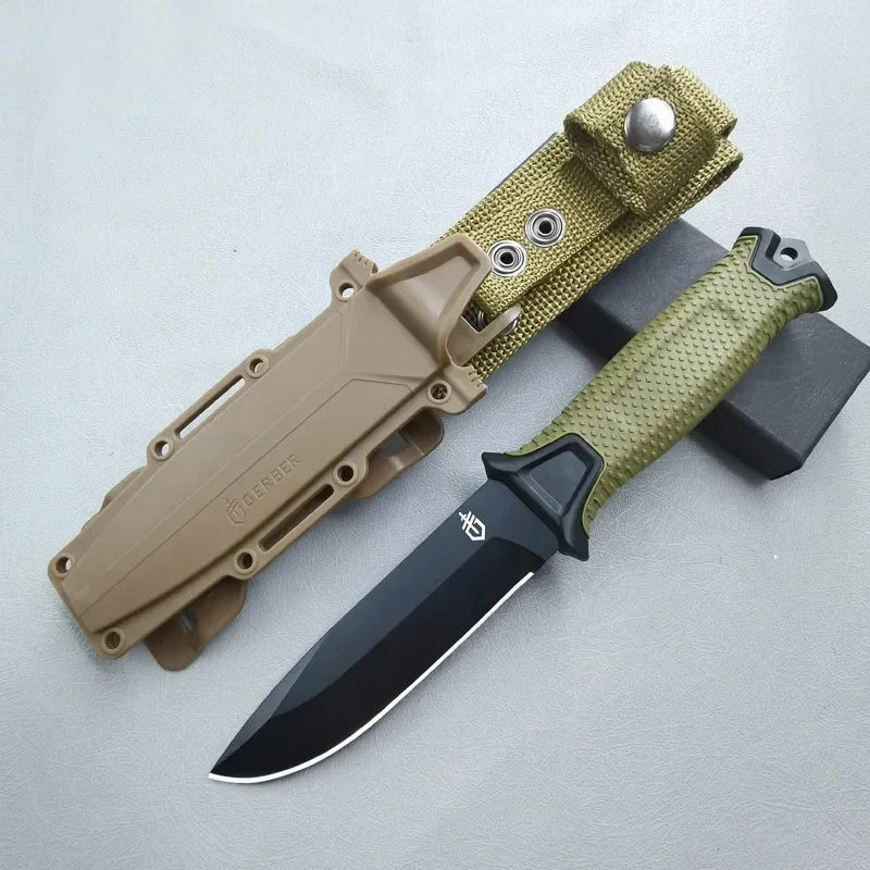 Fashion Stainless Steel Outdoor Survival Knife Portable Camping Pocket Knife Military Tactical Knives for Self Defense Hiking