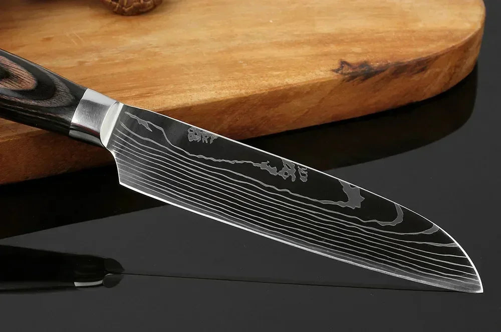 Acero Damasco: ¡Cuchillos Cheftronics para Cocina Inteligente!