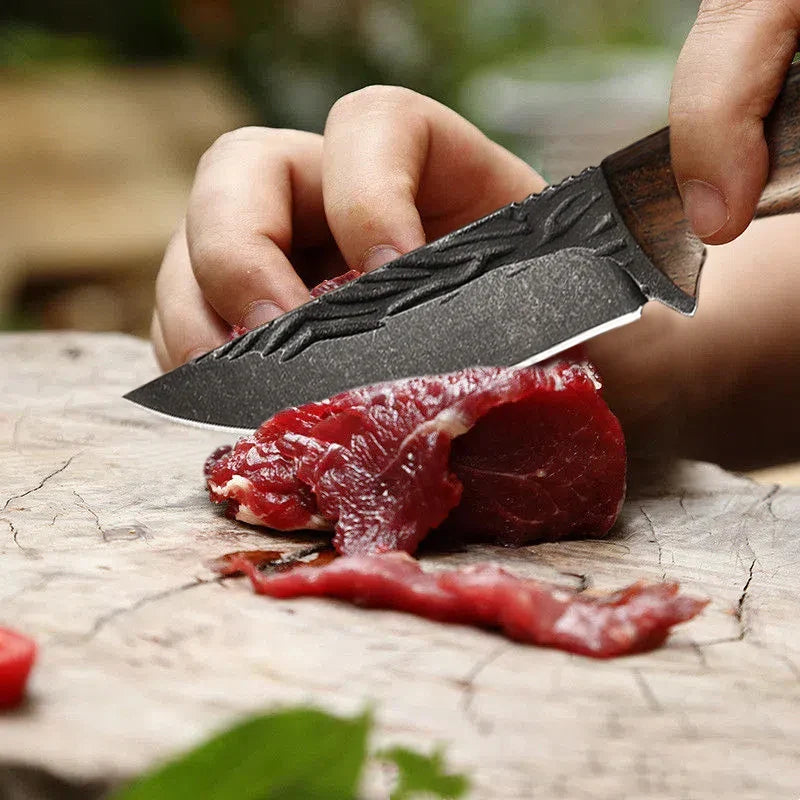 Acero Inoxidable Cuchillo Carne Carnicero Forjado