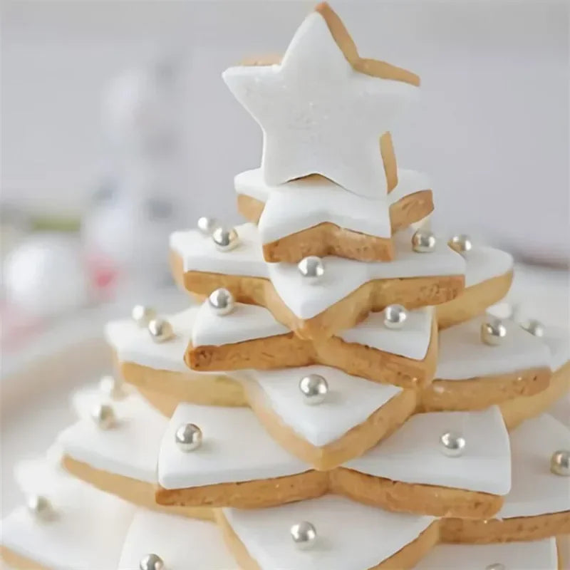 Árbol de Navidad de Galletas Estrella: ¡Delicia Cheftronics! - 1 set