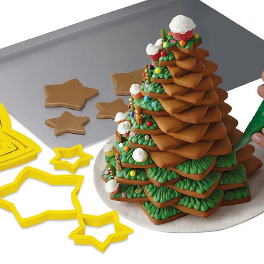 Árbol de Navidad de Galletas Estrella: ¡Delicia Cheftronics! - 1 set