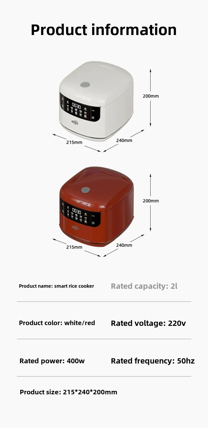¡Arroz Perfecto al Instante con Nuestra Olla Arrocera Digital! - Electric Rice Cooker