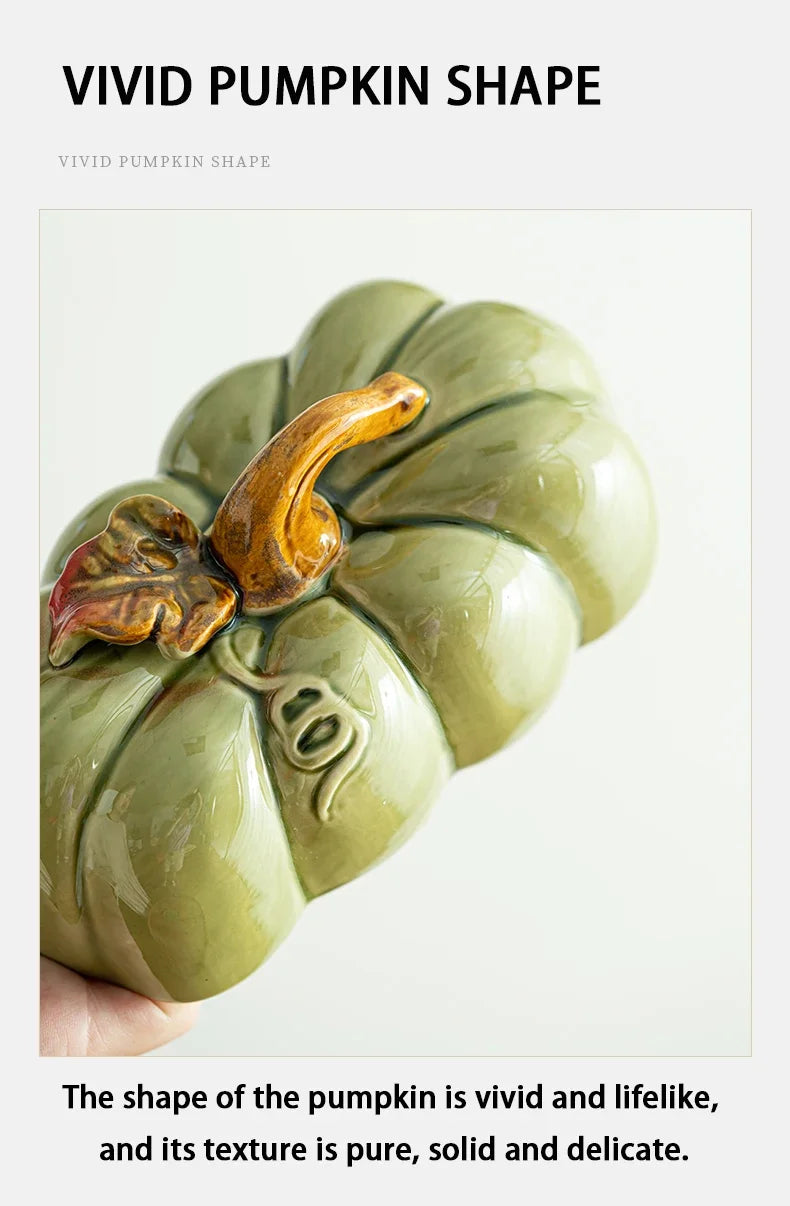 ¡Calabazas Cheftronics Iluminan tu Cena! - Pumpkin Ceramic Dinner Plate