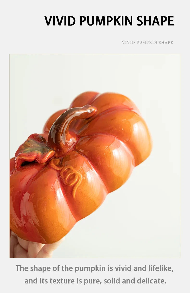 ¡Calabazas Cheftronics Iluminan tu Cena! - Pumpkin Ceramic Dinner Plate