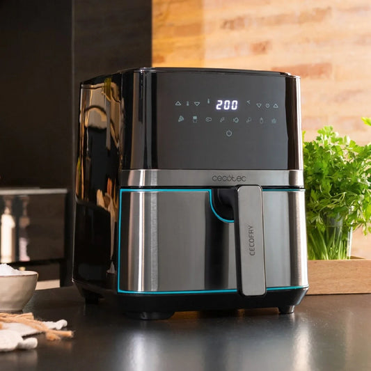 Cecofry Full Inoxblack: ¡Doble Freidora Aérea Para Cocinar Con Pasión! - oil free fryer