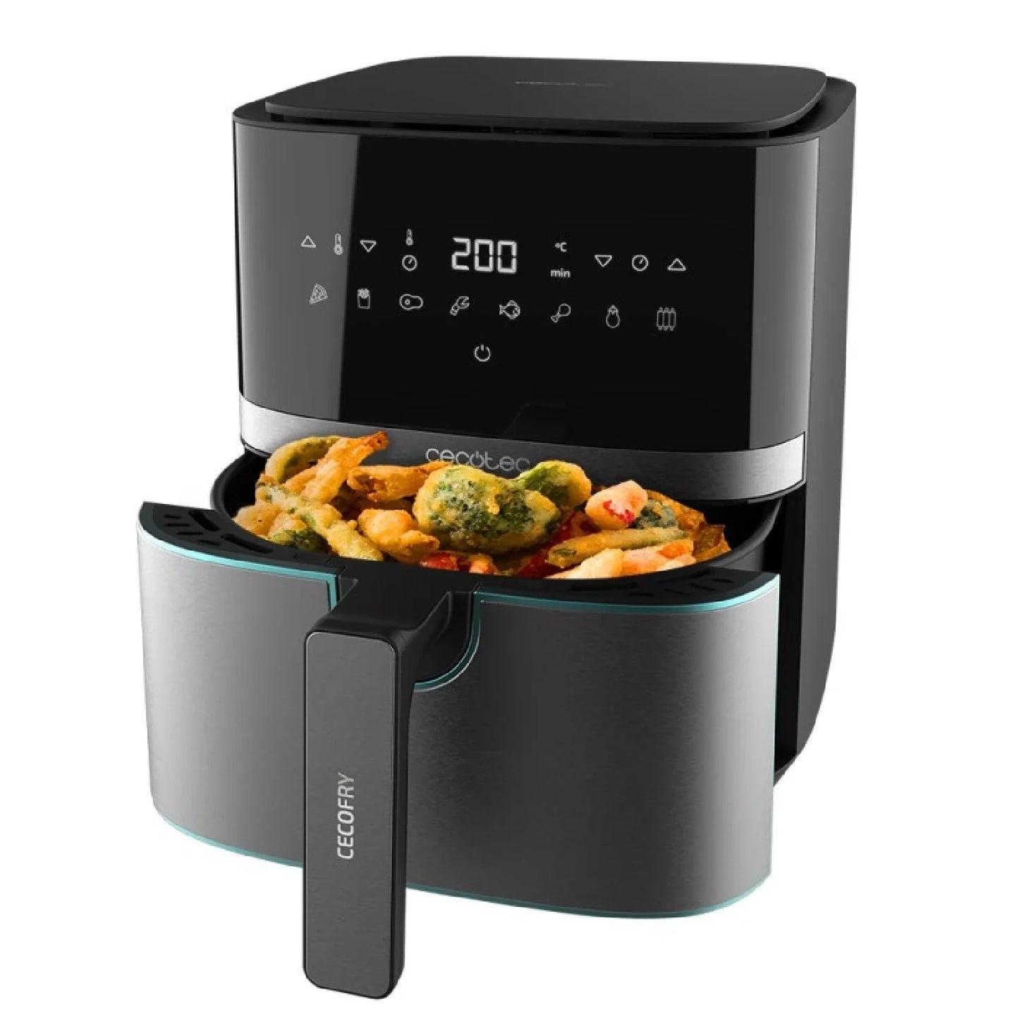 Cecofry Full Inoxblack: ¡Doble Freidora Aérea Para Cocinar Con Pasión! - oil free fryer