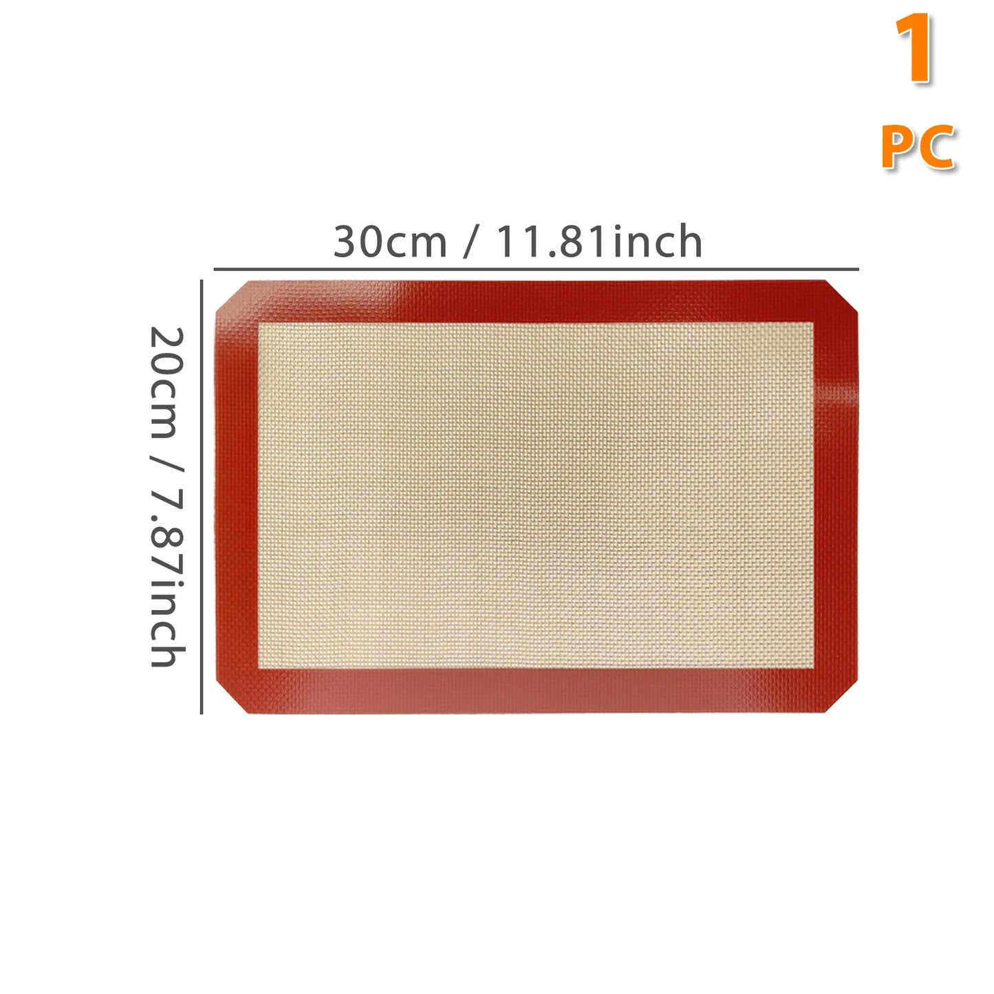 ¡Cheftronics Baking Mats: Domina la Pastelería! - 1pc Red30x20