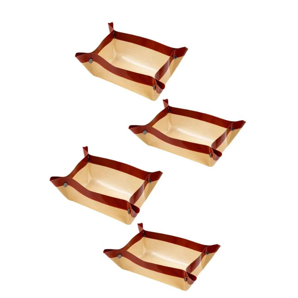 Cheftronics: Bandejas y Esterillas Asombrosas para Pastelería - Red-4PCS
