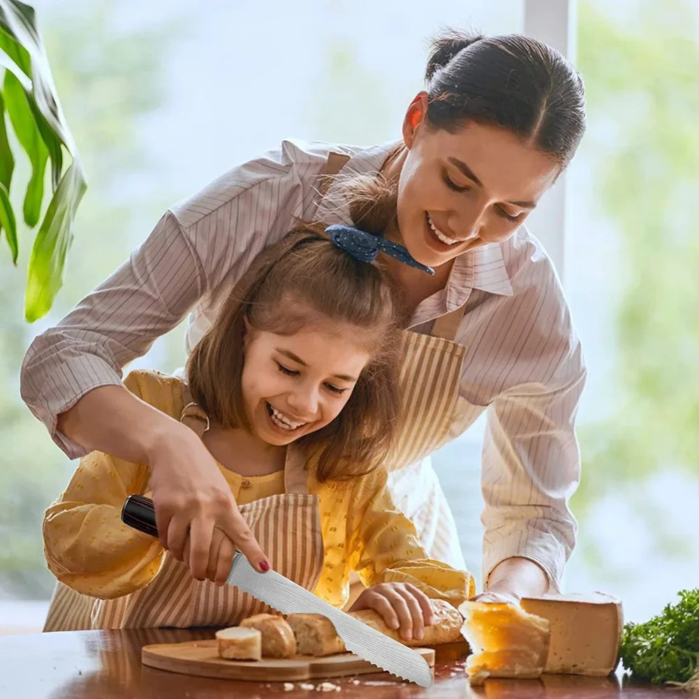 ¡Cheftronics Bread Knife: Acero Inoxidable para Pan Perfecto! - 8-inch Bread Knife