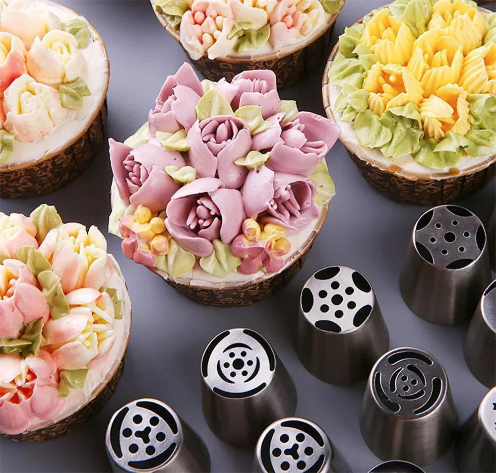 ¡Cheftronics Cake Tools: Decoración Extrema con Acero Inoxidable! - 27 piece set