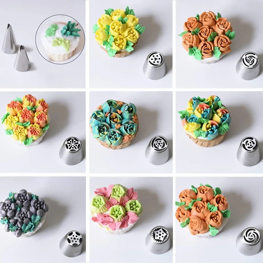 ¡Cheftronics Cake Tools: Decoración Extrema con Acero Inoxidable! - 27 piece set