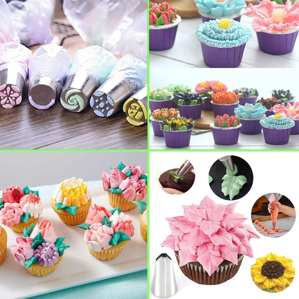 ¡Cheftronics Cake Tools: Decoración Extrema con Acero Inoxidable! - 27 piece set