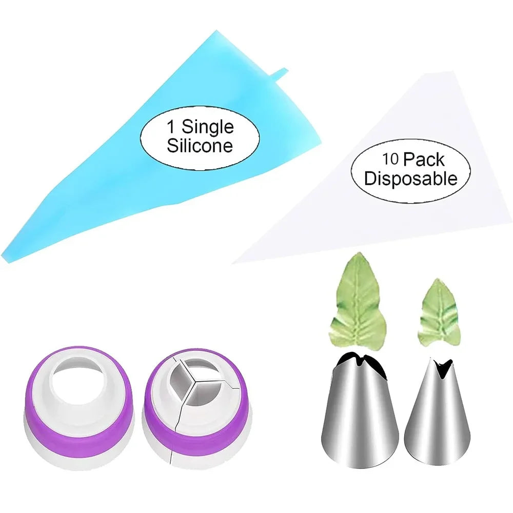 ¡Cheftronics Cake Tools: Decoración Extrema con Acero Inoxidable! - 27 piece set