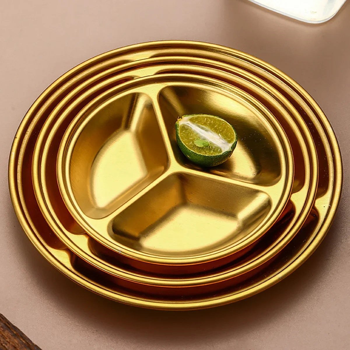Cheftronics: ¡Platos Divididos de Acero Inoxidable para Cocina Inteligente!