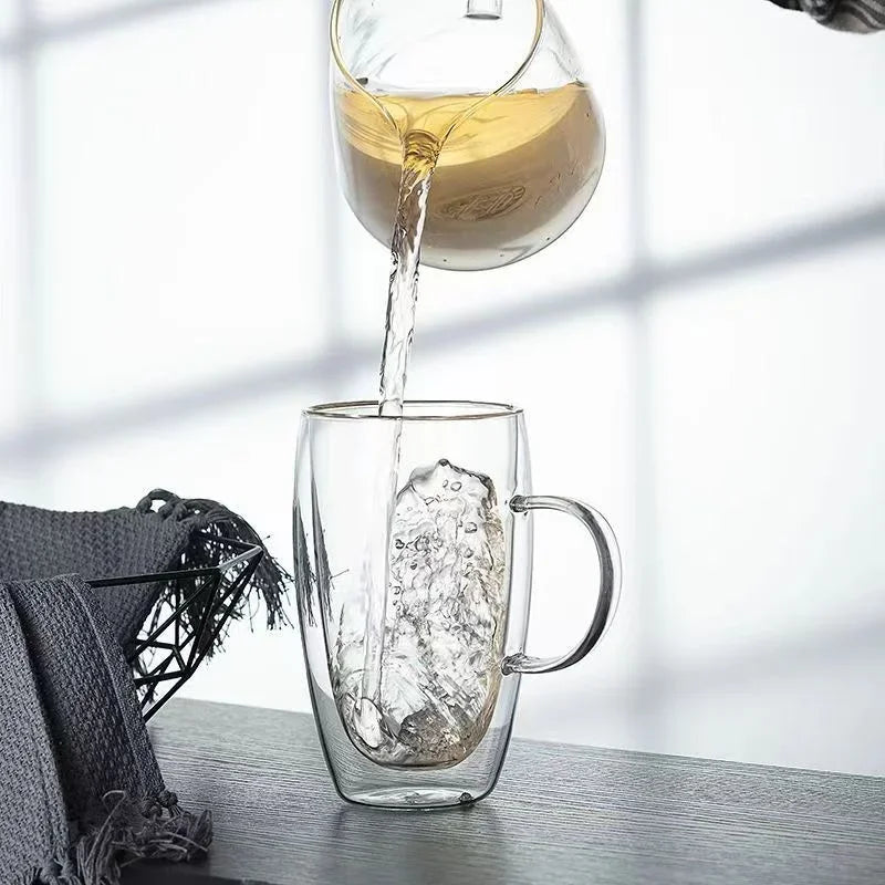 Cheftronics: Tazas de Vidrio Doble para Café Excepcional - Double Wall Glass Coffee Cup