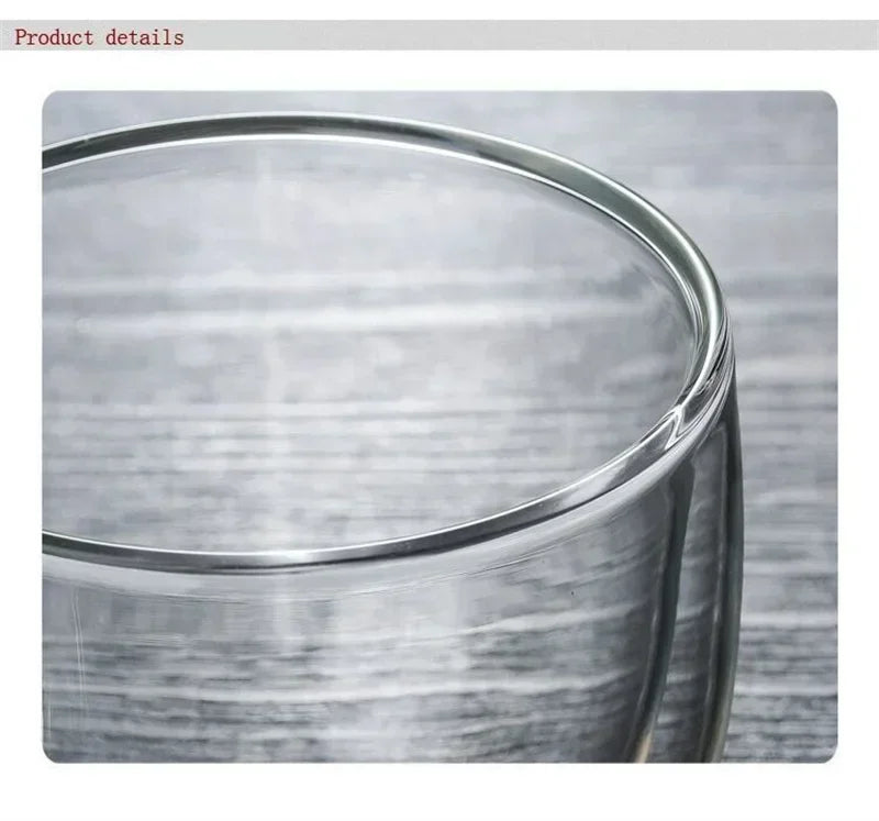 Cheftronics: Tazas de Vidrio Doble para Café Excepcional - Double Wall Glass Coffee Cup