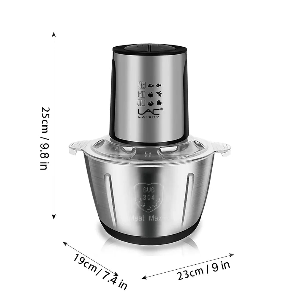 ¡Cheftronics Triturador de Acero Inoxidable: Cocina Inteligente Ahora! - 2L / 220V-240V / CHINA|EU - Electric Food