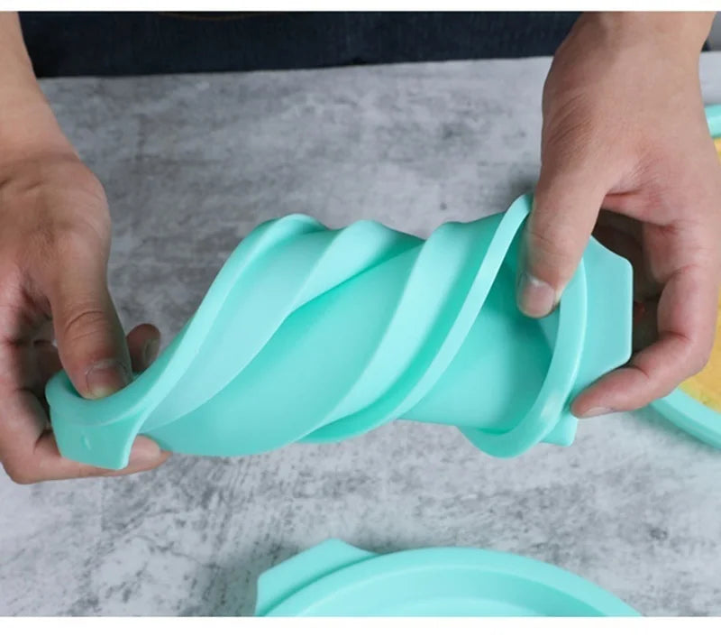 Cheftronics Turquesa: ¡Moldes Silicona Layer Cake Asombrosos!