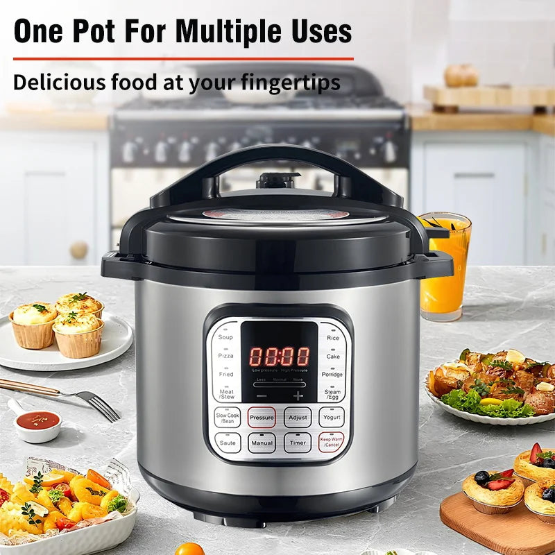 Cocina Rápido: La Nueva Olla a Presión Eléctrica Transparente - 220V EU - Kitchen Appliance