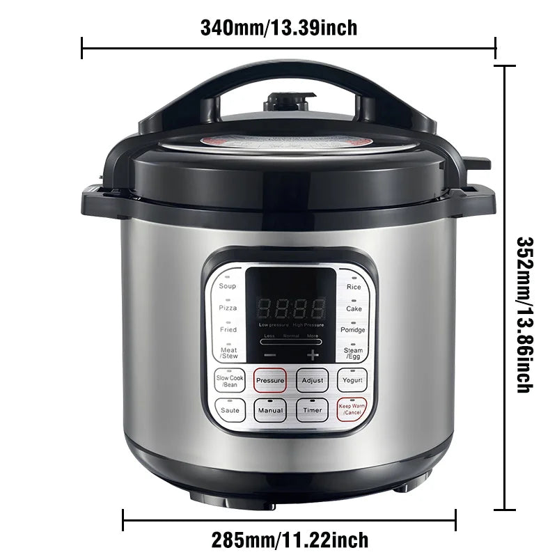 Cocina Rápido: La Nueva Olla a Presión Eléctrica Transparente - 220V EU - Kitchen Appliance