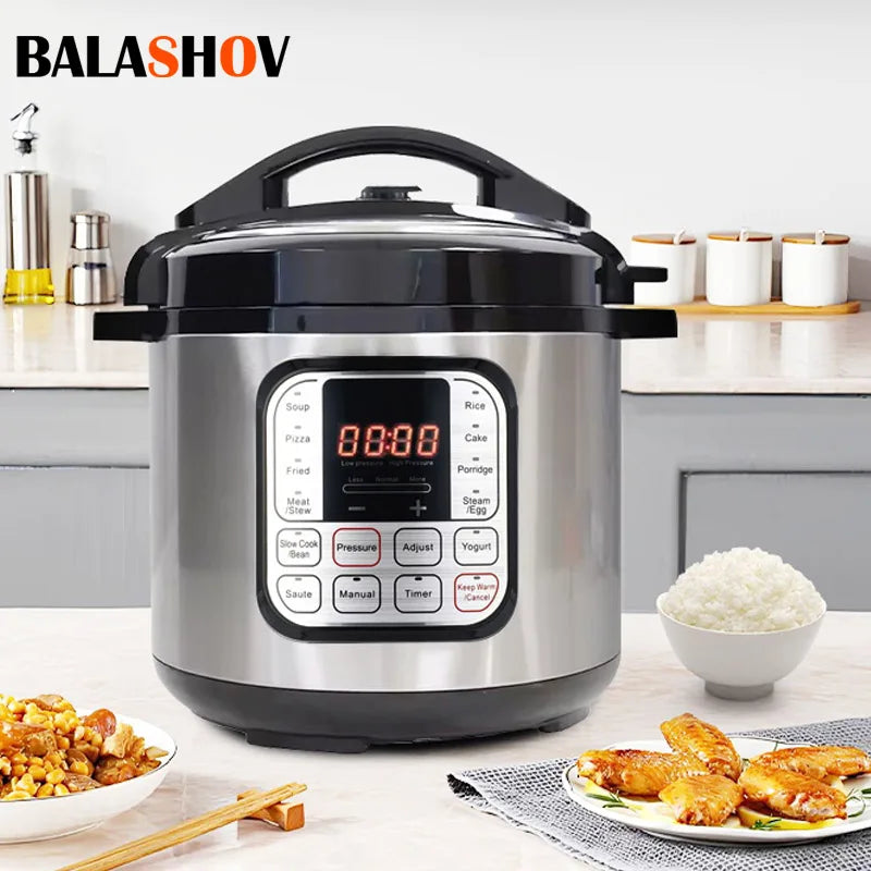 Cocina Rápido: La Nueva Olla a Presión Eléctrica Transparente - 220V EU - Kitchen Appliance