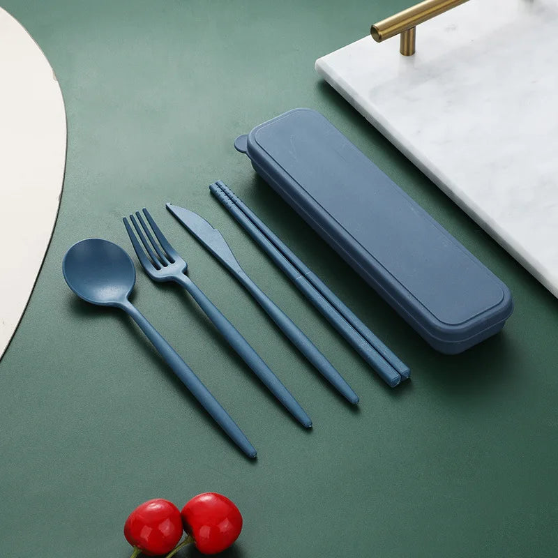 Cubiertos Azules Cheftronics para Aventuras Culinarias