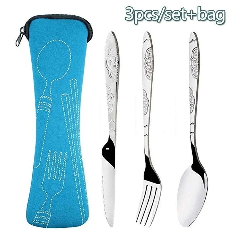 ¡Cubiertos Portátiles Cheftronics Para Aventuras Culinarias!