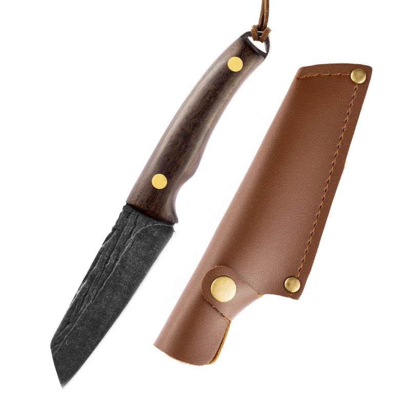 ¡Cuchillo Carnicero Forjado Acero Inoxidable Definitivo!