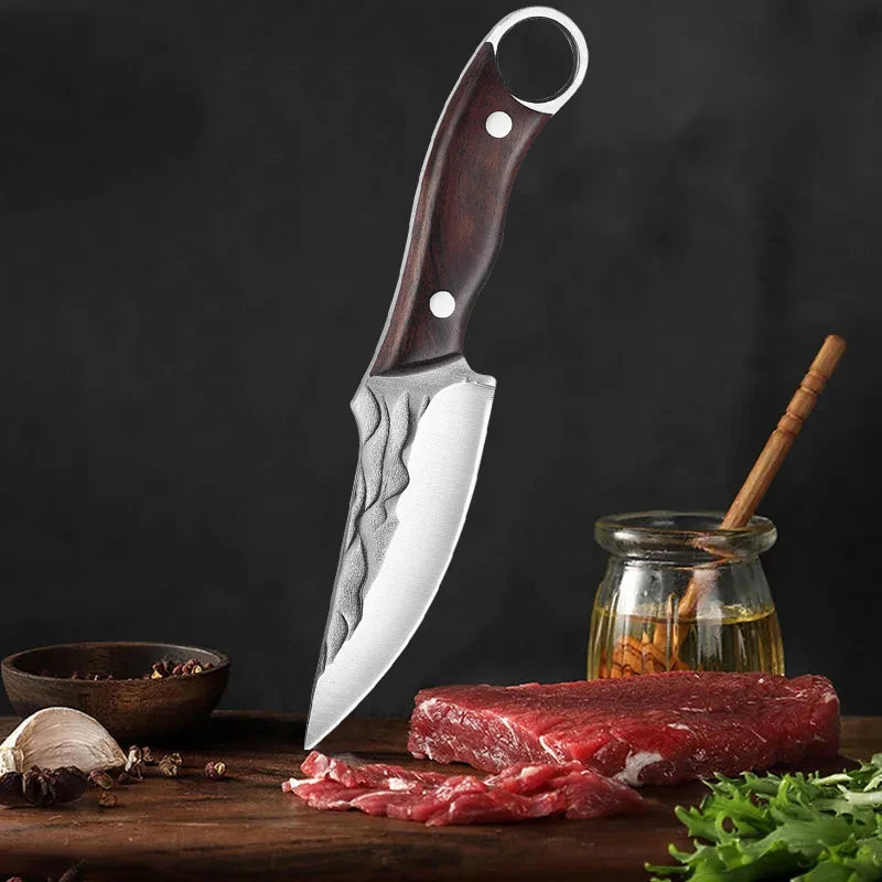 ¡Cuchillo de Caza Artesanal: Filo Legendario!