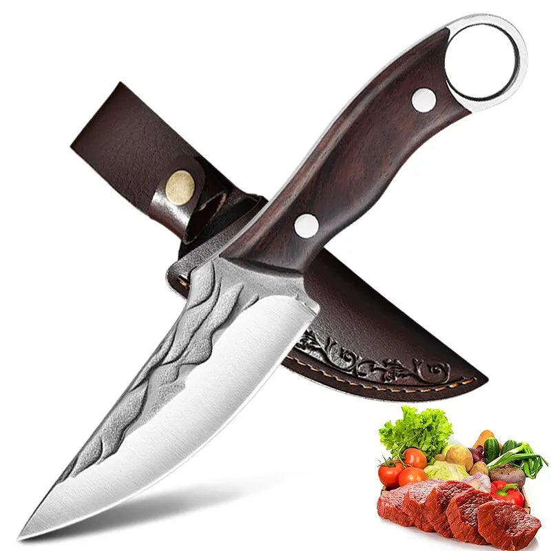 ¡Cuchillo de Caza Artesanal: Filo Legendario!