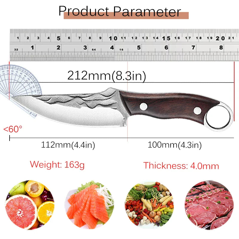 ¡Cuchillo de Caza Artesanal: Filo Legendario!