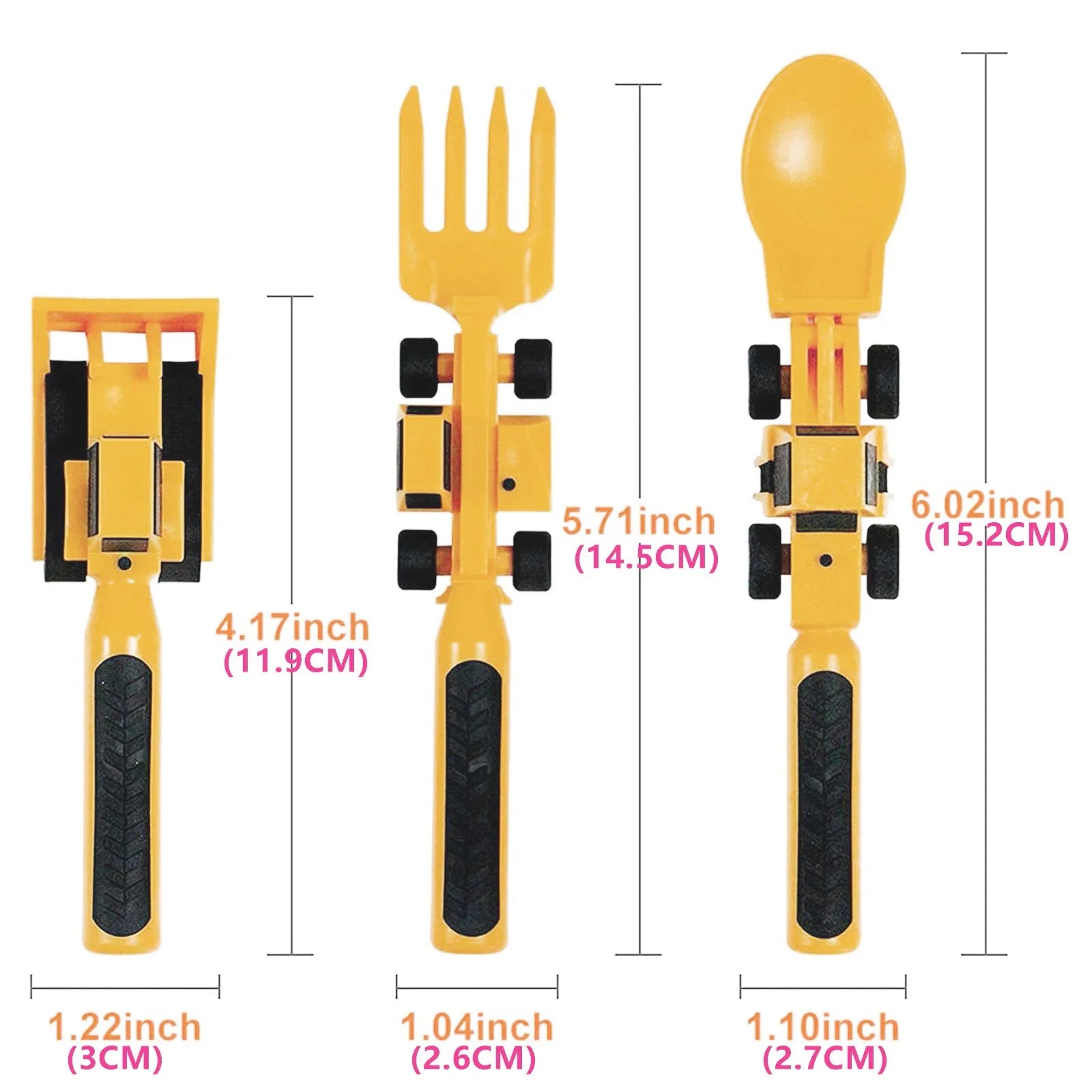 ¡Excavadora de Dientes! Dinnerware Sets de Construcción para Niños - Multicolor
