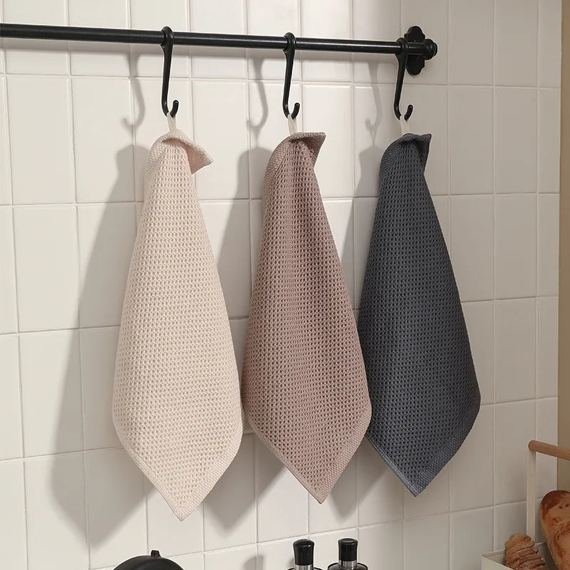 ¡Explosión Waffle para Tu Cocina con el Set de Paños de Algodón 6pcs! - Kitchen Cleaning Cloths