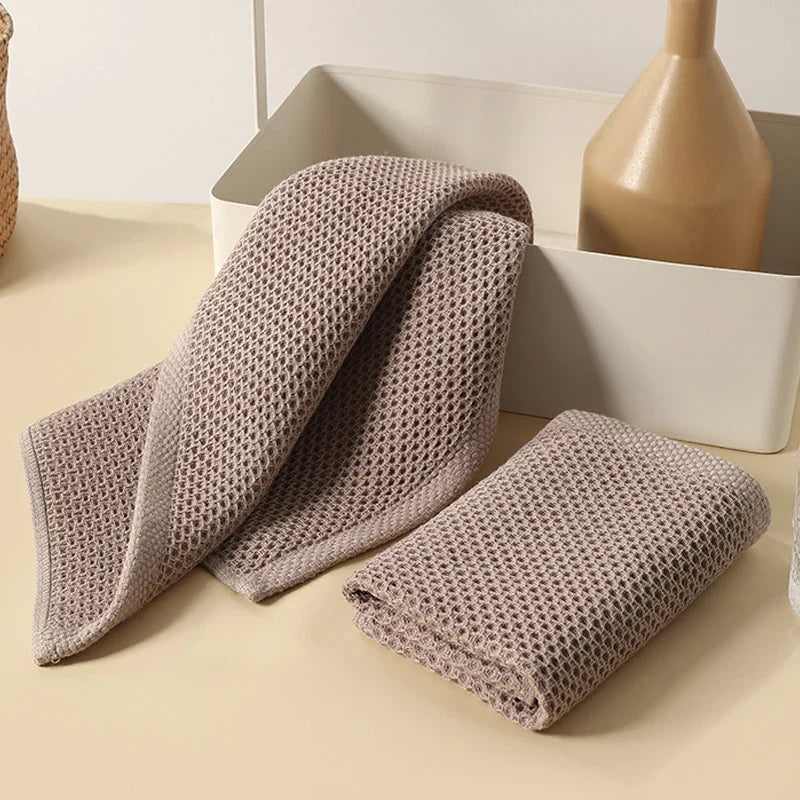 ¡Explosión Waffle para Tu Cocina con el Set de Paños de Algodón 6pcs! - Kitchen Cleaning Cloths