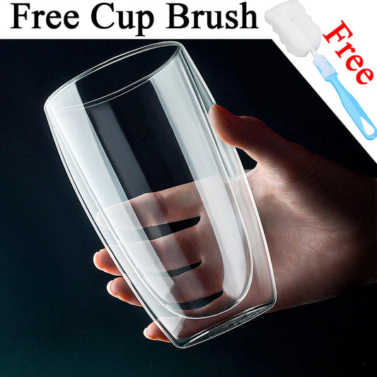 ¡Éxtasis en Vidrio Borosilicato de Alta Calidad! - glass Coffee Cup