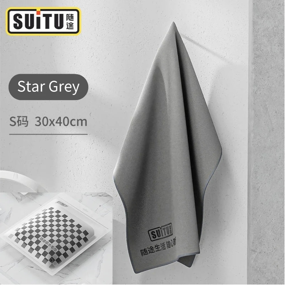 ¡Gamuza Gris Cheftronics: Brillo Automotriz Impecable! - 30X40cm