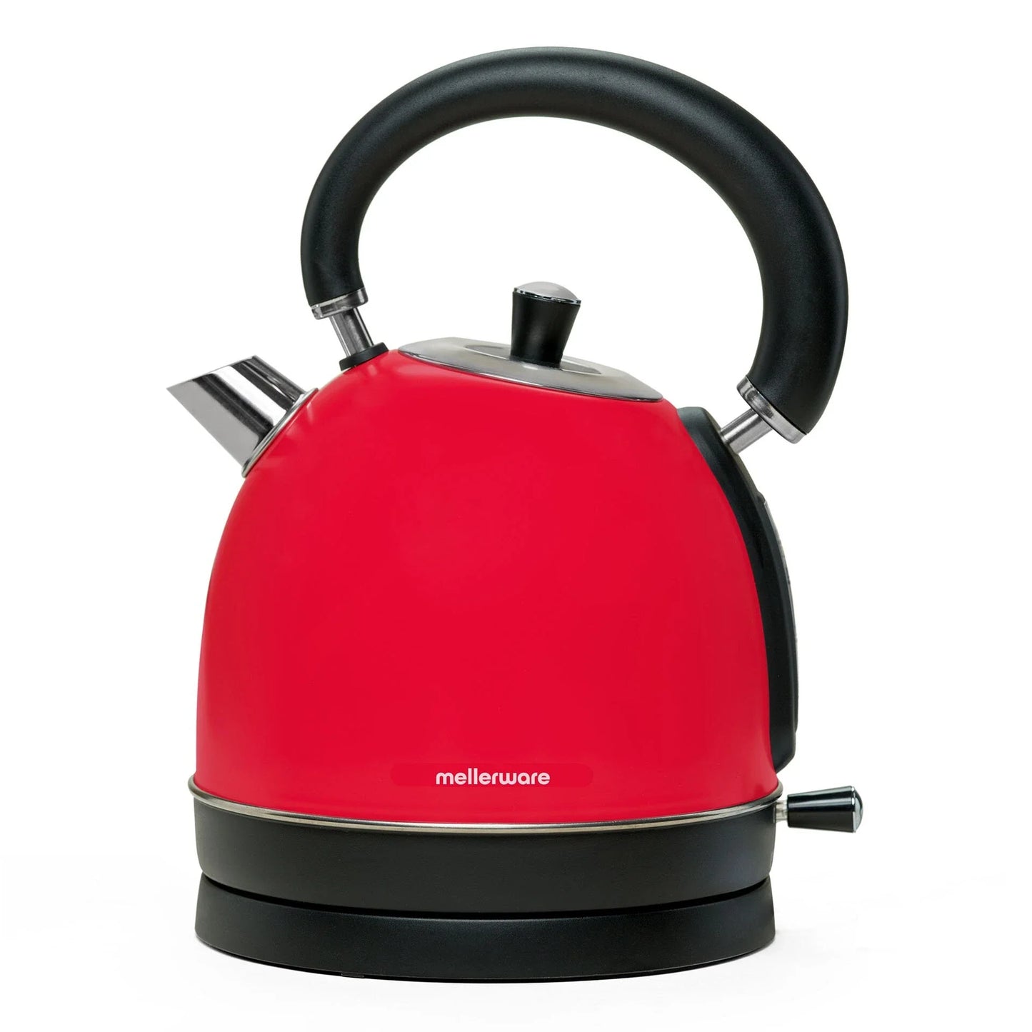 ¡Hervidor Eléctrico Mellerware Acero Inoxidable: Ebullición con Estilo! - Red - Electric Kettle