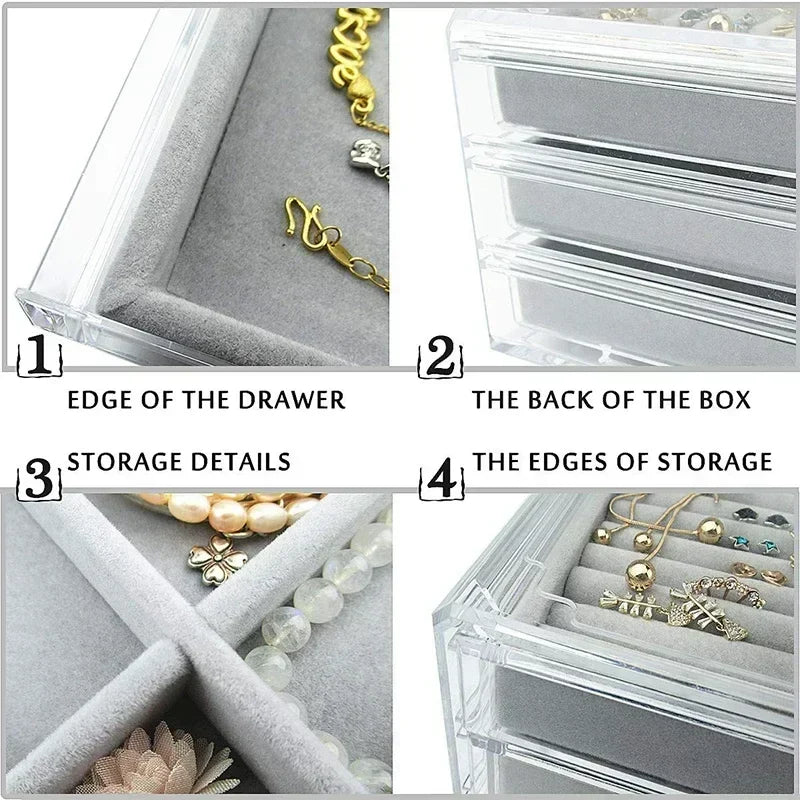 Joyero Tres Niveles: ¡Organización Deslumbrante! - Jewelry Organizer