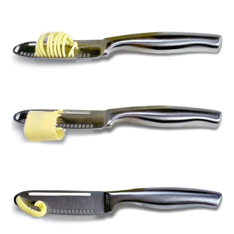 Juego de cuchillos para rizar mantequilla, Cheftronics de acero inoxidable
