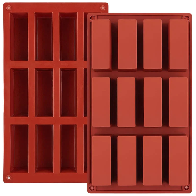 Molde de Silicona Rojo: ¡Dulces Fáciles de Usar y Limpiar! - 1pcs random color / Round - Silicone Candy Mold