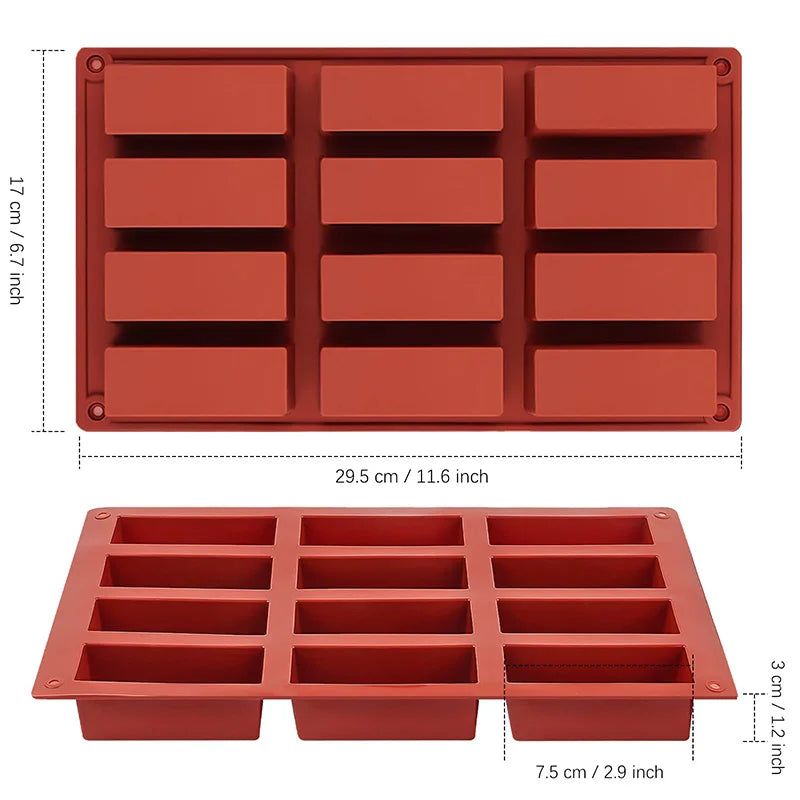 Molde de Silicona Rojo: ¡Dulces Fáciles de Usar y Limpiar! - 1pcs random color / Round - Silicone Candy Mold
