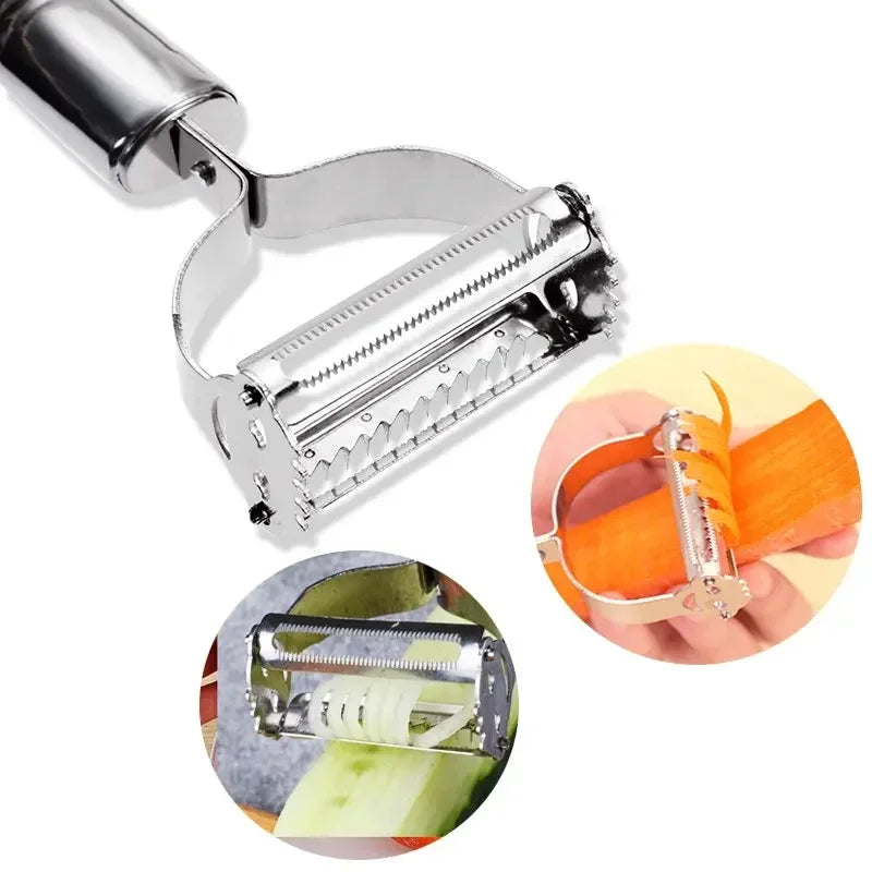 Pelador Cheftronics de Acero Inoxidable, herramienta esencial para verduras