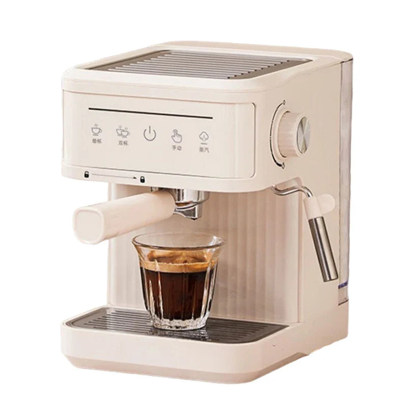 ¡Prepare Expreso Perfecto con Nuestra Cafetera con Espumador de Leche Automático! - 200742white / EU - Electric Italian