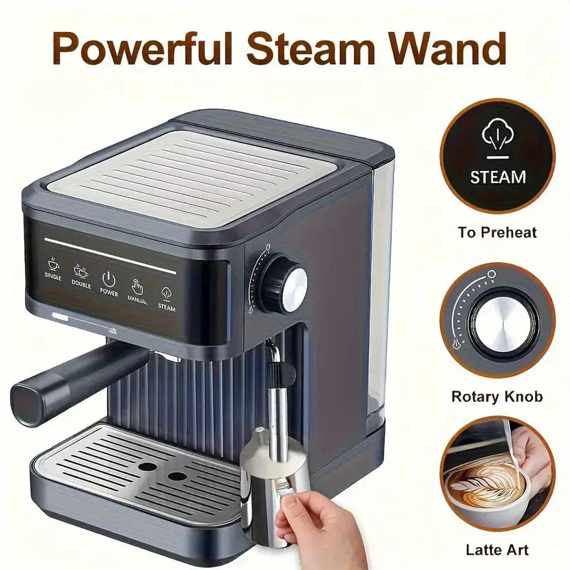 ¡Prepare Expreso Perfecto con Nuestra Cafetera con Espumador de Leche Automático! - Electric Italian Coffee Machines
