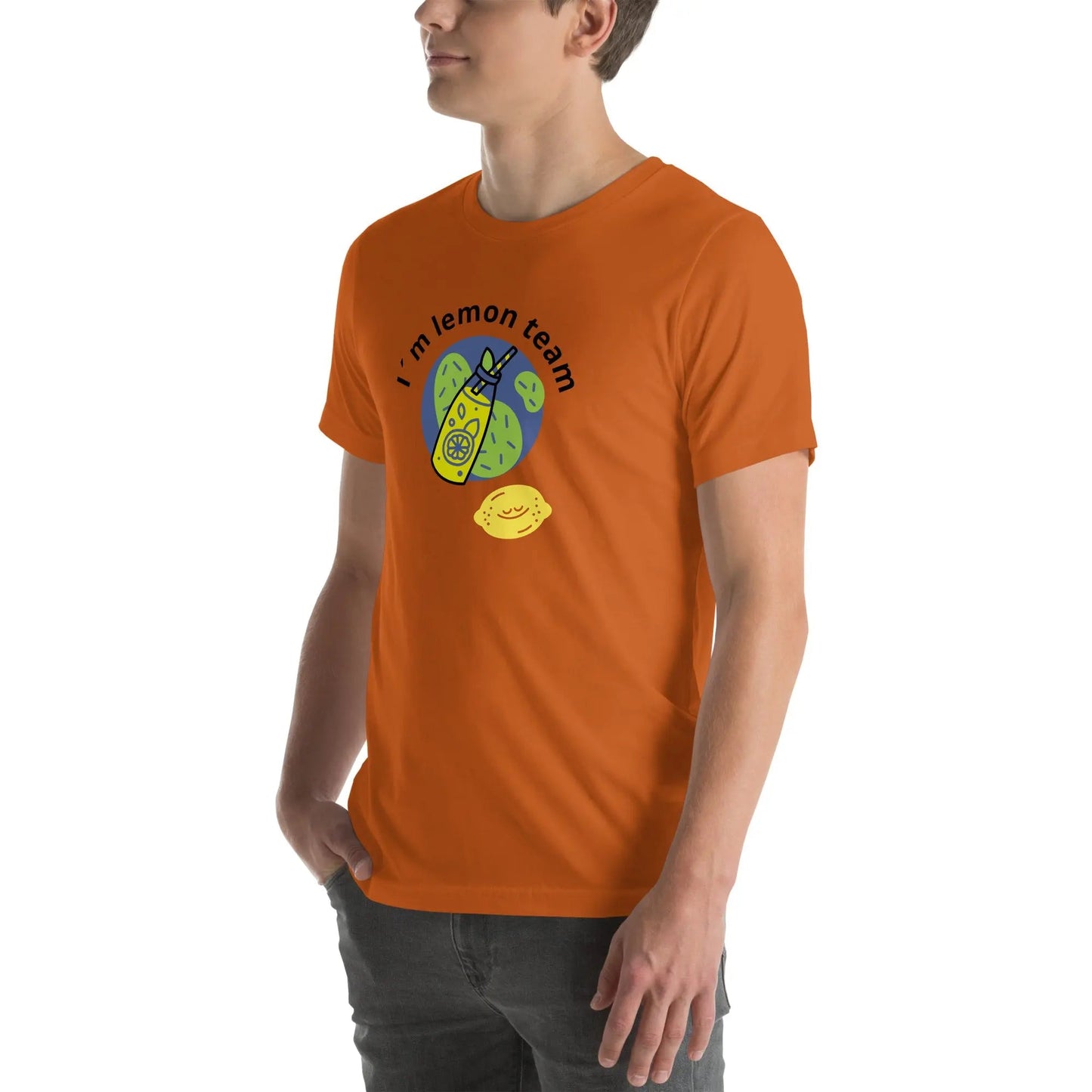Camiseta unisex de manga corta Lemon TEAM
