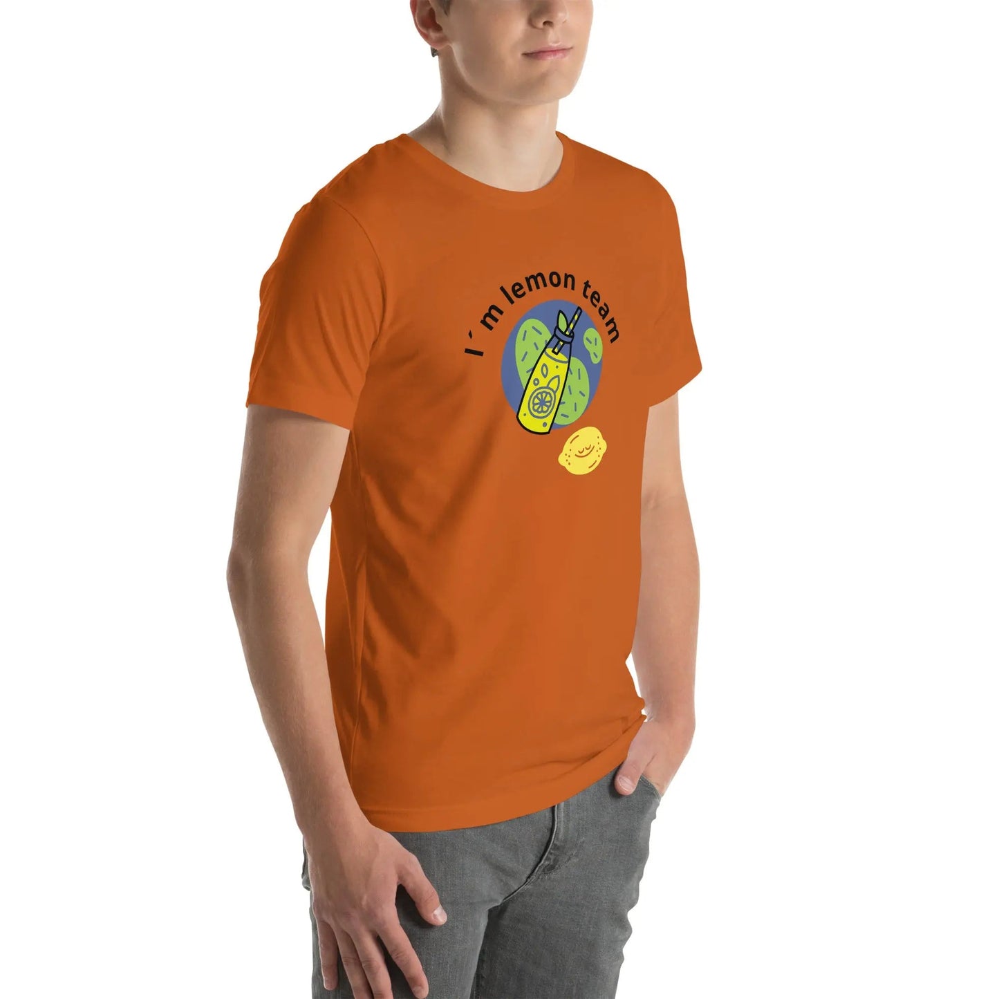 Camiseta unisex de manga corta Lemon TEAM