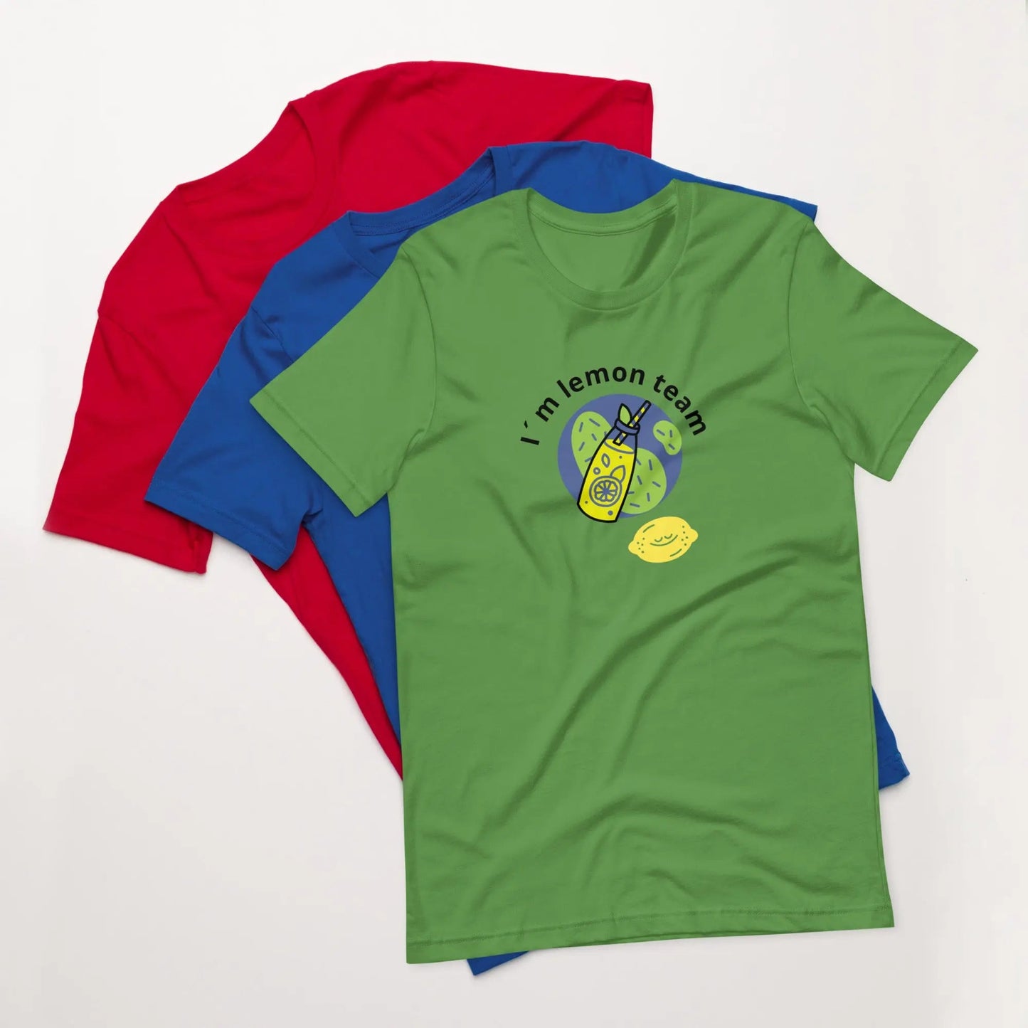 Camiseta unisex de manga corta Lemon TEAM
